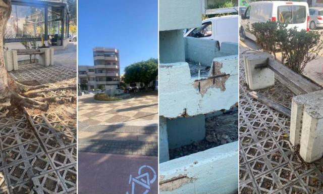 Ρέθυμνο: Αφημένη στη μοίρα της η πλατεία Μουντάκη | ΦΩΤΟ