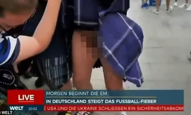 Euro 2024: Επιτέλους μάθαμε τι κρύβεται κάτω από μία κιλτ - Σκωτσέζος έδειξε σε ζωντανή σύνδεση