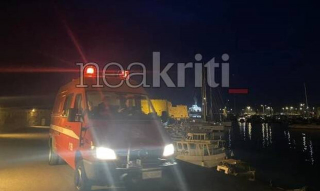 Ηράκλειο: Άνδρας έπεσε στο λιμάνι - Μεγάλη κινητοποίηση