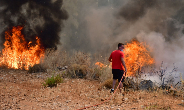 Φωτιά στο Κιλκίς - Μεγάλη κινητοποίηση της Πυροσβεστικής
