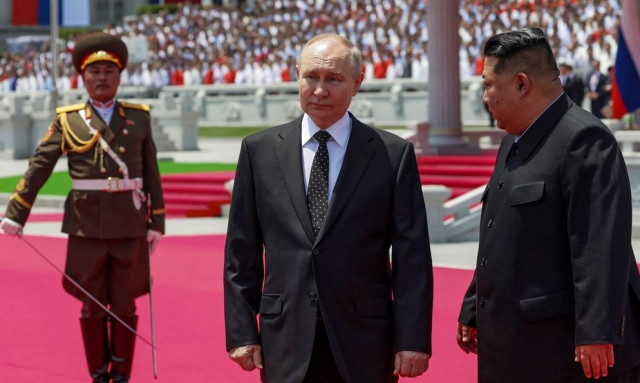 O Bλαντιμίρ Πούτιν και ο Κιμ Γιονγκ Ουν