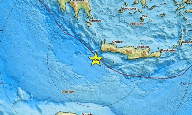 Σεισμός νοτιοδυτικά της Κρήτης (pics)