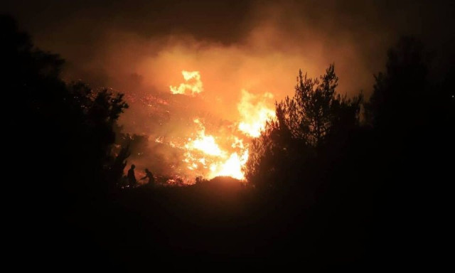 Φωτιές: Ολονύχτια μάχη με τις φλόγες στα ενεργά μέτωπα σε Αργολίδα και Βάρης - Κορωπίου