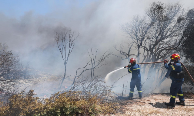 Φωτιά στο Μενίδι: Ποιοι δρόμοι είναι κλειστοί