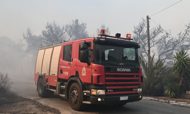 Φωτιά στα Βασιλικά Φαρσάλων στη Λάρισα