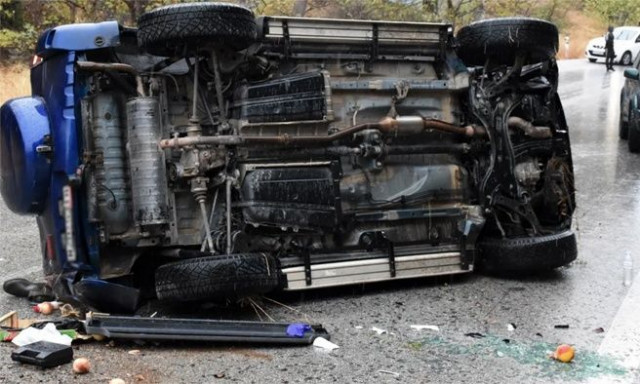 Τροχαίο στην Σταμνά Αιτωλοακαρνανίας: Χωρίς αισθήσεις απεγκλωβίστηκαν δύο επιβάτες αυτοκινήτου