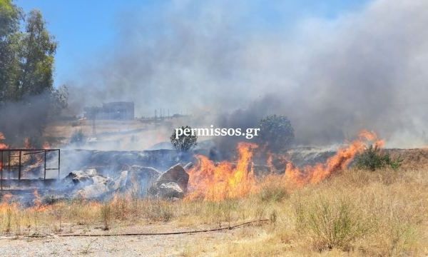 Συναγερμός στη Θήβα για πυρκαγιά κοντά στο νοσοκομείο