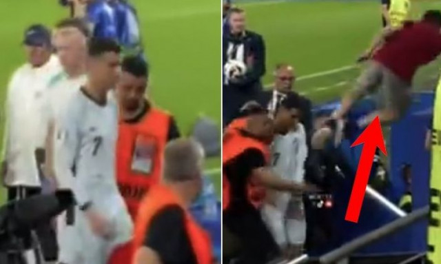 Euro 2024: Παραλίγο σοβαρός τραυματισμός για Ρονάλντο από οπαδό