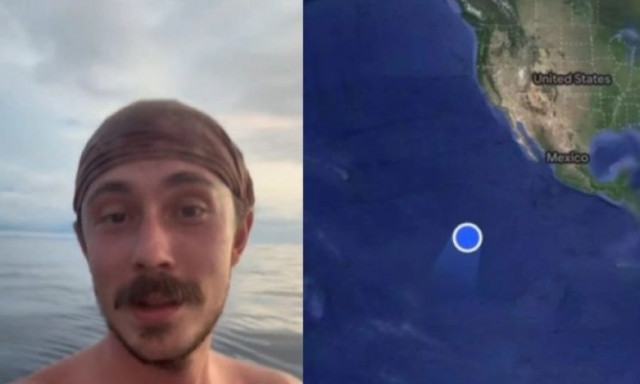 Τύπος αποφάσισε να διασχίσει τον Ειρηνικό Ωκεανό με μια σανίδα