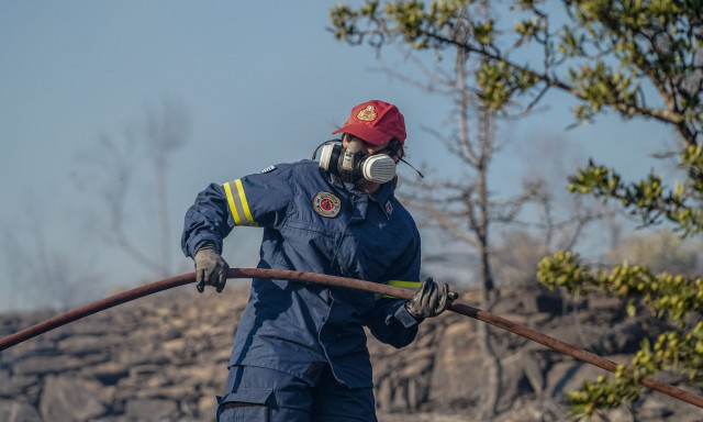 Σέρρες: Τέθηκε υπό έλεγχο η φωτιά στο Βαμβακόφυτο