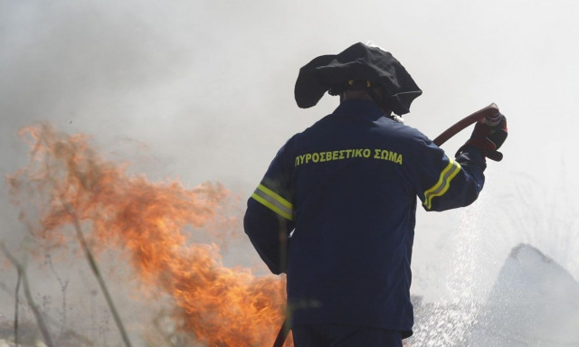 Φωτιά τώρα στις Σέρρες – Καίει σε δασική έκταση στο Όρος Κρούσια