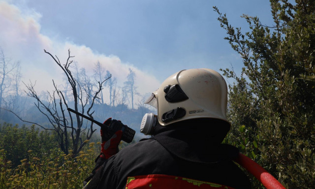 Φωτιά στην Πάρνηθα: Η Περιφέρεια Αττικής συνδράμει στην κατάσβεση της πυρκαγιάς