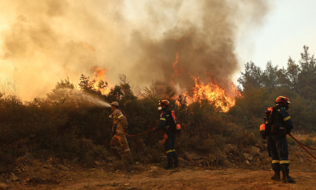 Φωτιά στη Σταμάτα: Βίντεο ντοκουμέντο με το σημείο που ξεκίνησε η φωτιά