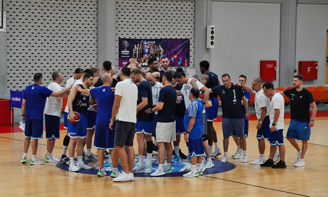 Προολυμπιακό Τουρνούα 2024: Η τελευταία προπόνηση της Εθνικής πριν την πρεμιέρα στο ΣΕΦ