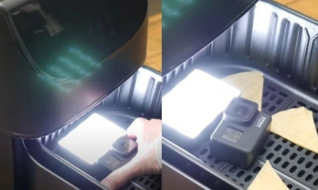 Youtuber τοποθέτησε GoPro σε ένα Air Fryer για να δει τι συμβαίνει κατά τη διάρκεια του μαγειρέματος