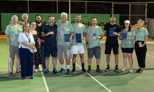 Ολοκληρώθηκε με επιτυχία το τουρνουά τένις στην μνήμη του Νίκου Ναζαρέ