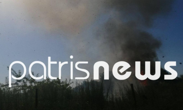 Φωτιά στην Πάτρα: Εκτροπή κυκλοφορίας στην Εθνική Οδό Πατρών-Πύργου