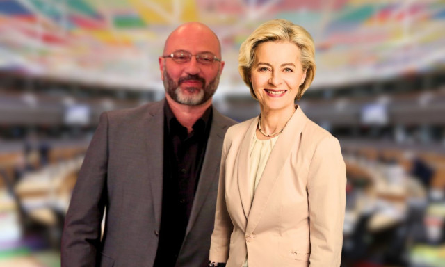 Φον ντερ Λάιεν: Εντυπωσιάστηκε με τα γερμανικά του Σάκη Αρναούτογλου - «Πού έμαθες τόσο καλά;»