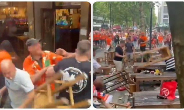 Euro 2024: Άγριο ξύλο στη Βεστφαλία πριν από το Ολλανδία - Αγγλία