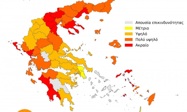 Καιρός: «Σημαντική απειλή» για την ανθρώπινη υγεία το πολύ υψηλό επίπεδο θερμής επιβάρυνσης στη χώρα