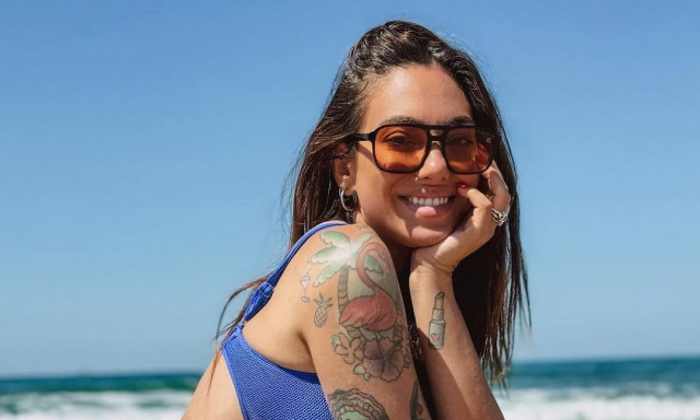 Ευρυδίκη Βαλαβάνη: Πόζαρε στην αγκαλιά του αγαπημένου της, Γρηγόρη Μόργκαν