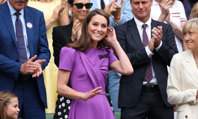 Η Κέιτ Μίντλετον πραγματοποίησε μια σπάνια δημόσια εμφάνιση στο Γουίμπλεντον