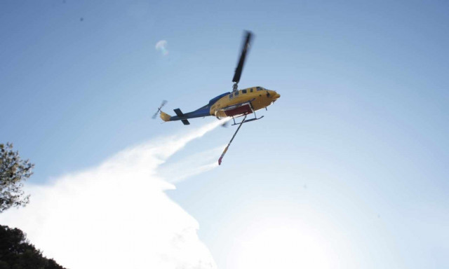 Πυρκαγιά στους Τσολιάδες Κιλκίς - Σηκώθηκε ελικόπτερο