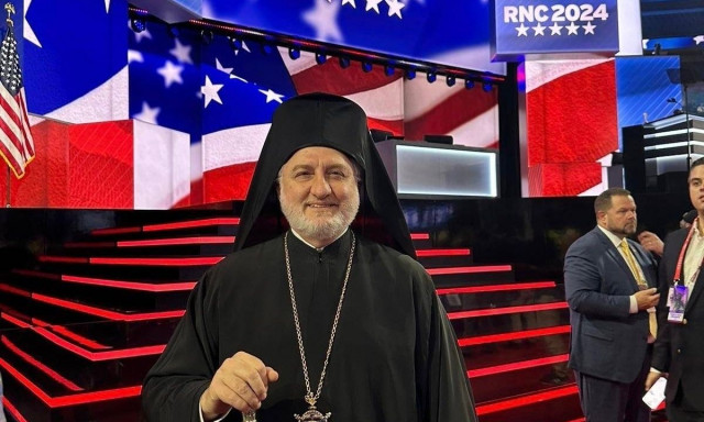 O Ελληνορθόδοξος Αρχιεπίσκοπος Αμερικής Ελπιδοφόρος ευλόγησε το Συνέδριο των Ρεπουμπλικάνων