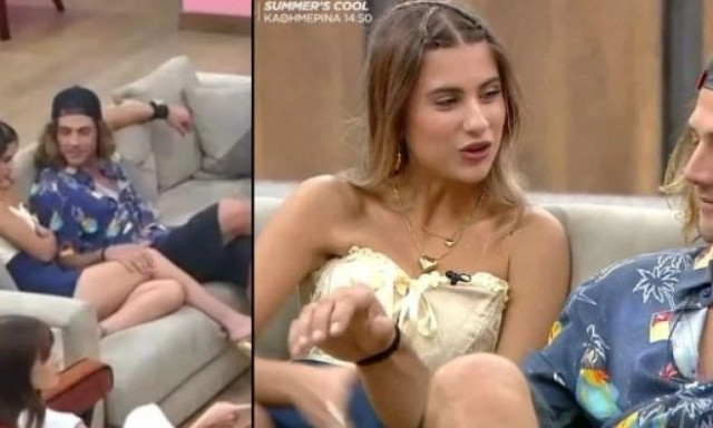 Άβολο σκηνικό στο Power of Love: Της έπιασε το μπούτι και εκείνη τα... πήρε, «λίγο το χεράκι»