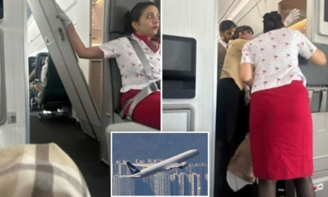 Cathy Pacific: Αεροσυνοδός κρατούσε την πόρτα του μπάνιου που «ξεκόλλησε» κατά τη διάρκεια πτήσης