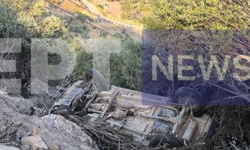 Μυτιλήνη: Μικρής έκτασης φωτιά από πτώση οχήματος - Χωρίς ρεύμα