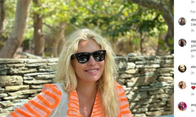Ελένη Μενεγάκη: Η πρώτη φωτογραφία από τις καλοκαιρινές της διακοπές