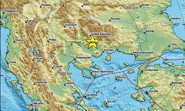 Σεισμός κοντά στην Προσοτσάνη Δράμας - Αισθητός σε αρκετές περιοχές