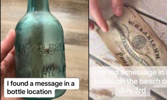 TikToker υποστηρίζει ότι βρήκε το «παλαιότερο μήνυμα του κόσμου» σε μπουκάλι
