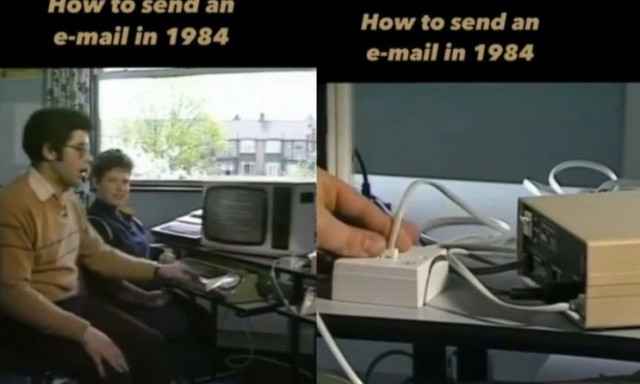 «Οι millennials ίσως να θυμούνται»: Πλάνα από το 1984 δείχνουν πώς γινόταν η αποστολή των email