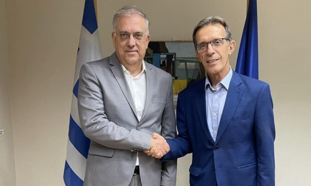 Συναντήσεις Θεοδωρικάκου με τον πρόεδρο της ΔΕΘ και την πρόεδρο του Συνδέσμου Βιομηχανιών Ελλάδος