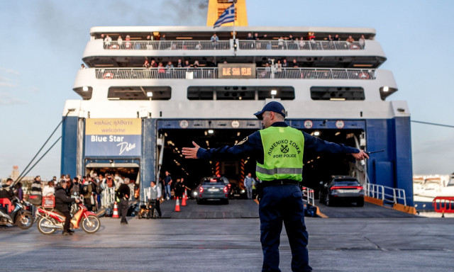 Μποτιλιάρισμα στο λιμάνι του Πειραιά και τους γύρω δρόμους