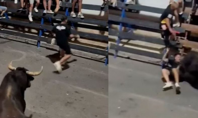 Ισπανία: Ταύρος πετά στον αέρα τουρίστα και τον χτυπά με τα κέρατά του - Βίντεο ντοκουμέντο