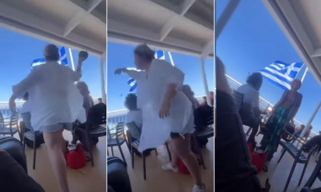 Απίστευτος τσακωμός σε πλοίο: Αγανακτισμένη επιβάτιδα πέταξε το ηχείο μιας άγνωστης στη θάλασσα