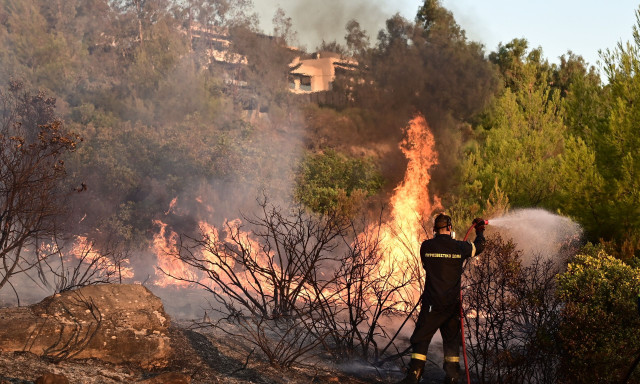 Φωτιά στην Αττική: Νέο 112 - Αν βρίσκεστε στην περιοχή Ερυθρός Νέας Μάκρης εκκενώστε προς Ραφήνα
