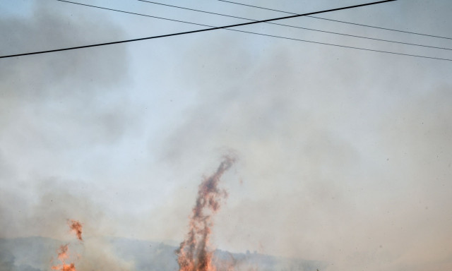 Φωτιά στην Αττική: Νέα αναζωπύρωση στις Αφίδνες κοντά στην εθνική οδό Αθηνών - Λαμίας