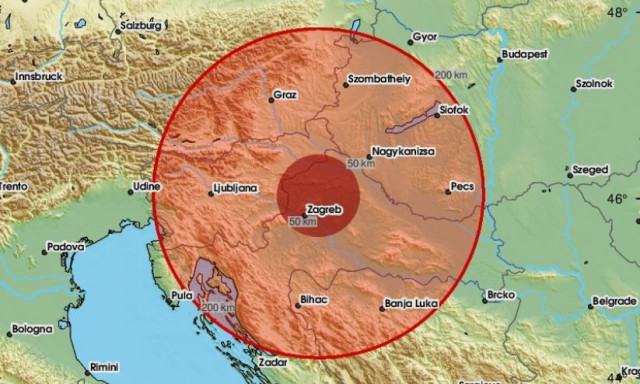 Κροατία: Σεισμός στο Ζάγκρεμπ - Αισθητός σε Σλοβενία και Ουγγαρία