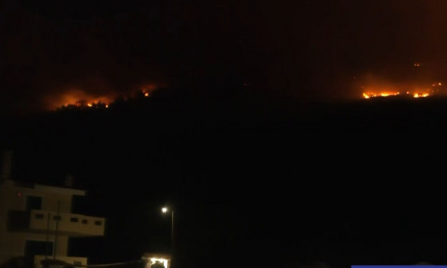 Φωτιές στην Αττική: 200 μέτρα από τα πρώτα σπίτια η φωτιά στη Νέα Μάκρη