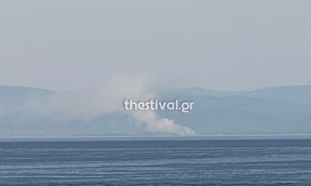 Φωτιά στο δεύτερο πόδι της Χαλκιδικής
