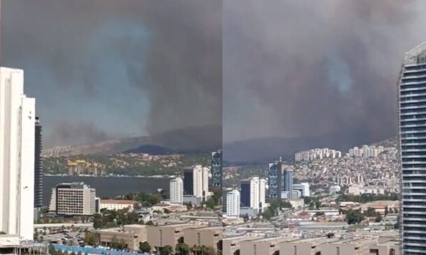 Τουρκία: Ο καπνός κάλυψε τον ουρανό της Σμύρνης - Σε κατοικημένες περιοχές έφτασε το πύρινο μέτωπο