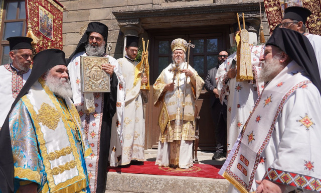 Στην Ίμβρο ο Οικουμενικός Πατριάρχης Βαρθολομαίος για τον εορτασμό της Κοιμήσεως της Θεοτόκου