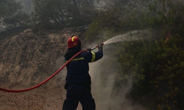 Ηράκλειο: Φωτιά στον Προφήτη Ηλία - Μεγάλη πυροσβεστική επιχείρηση