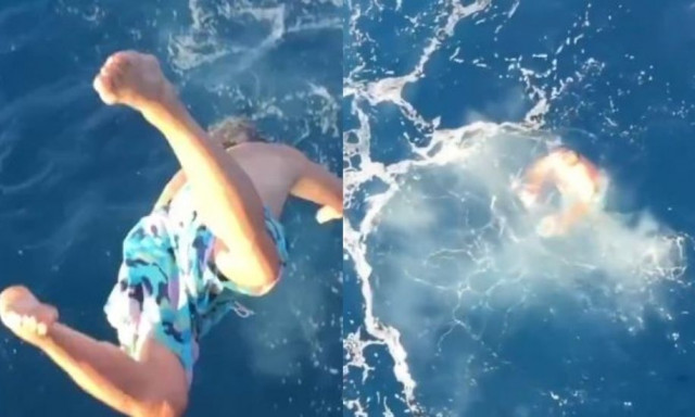 Ρόμπερτ Ντε Νίρο: «Λαχτάρησε» την οικογένειά του με την βουτιά που έκανε στα 81 του