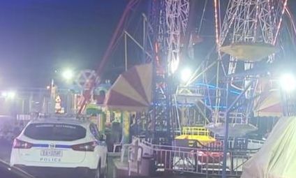 Τραγωδία στο λούνα-παρκ: Η στιγμή που καταφθάνει το ασθενοφόρο