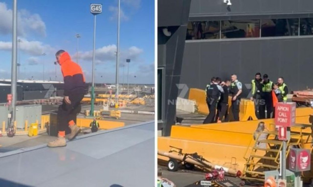 Μελβούρνη: Άντρας άνοιξε την έξοδο κινδύνου και ανέβηκε στο φτερό του αεροπλάνου!